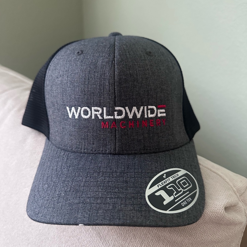Worldwide Machinery Gray and Black Cap